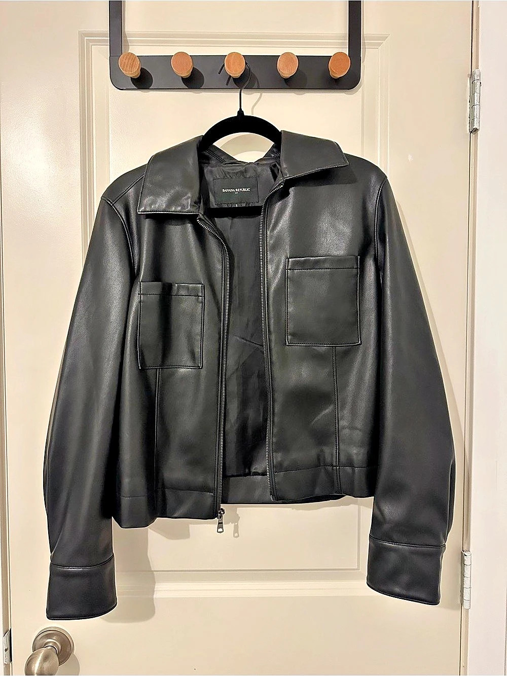 Banana Republic Vegan Leather Jacket - Picture 2 of 5